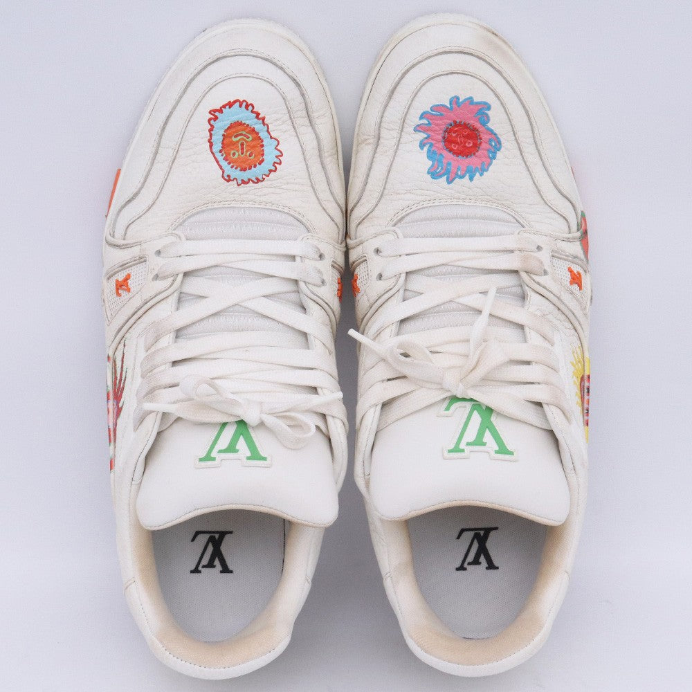 LOUIS VUITTON x Yayoi Kusama LV Trainer Sneakers White