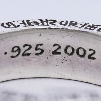 CHROME HEARTS 6mm Spacer Ring Silver Size ONE SIZE