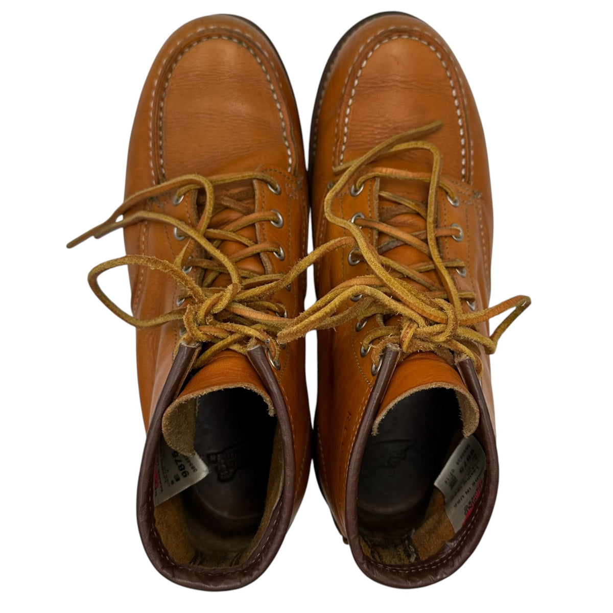 REDWING Irish Setter 6" Moc-Toe Boots Brown Size 9E