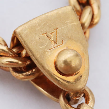LOUIS VUITTON LV Rope Pendant Necklace Gold Size F