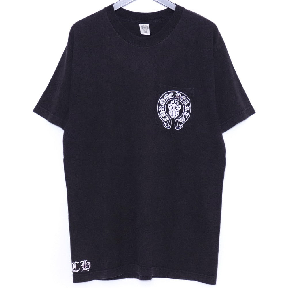 CHROME HEARTS OLD American Flag Dagger T-Shirt Black Size L