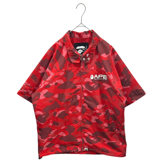 Bape A BATHING APE 2005 Color Camo Zip Coach Jacket Size M