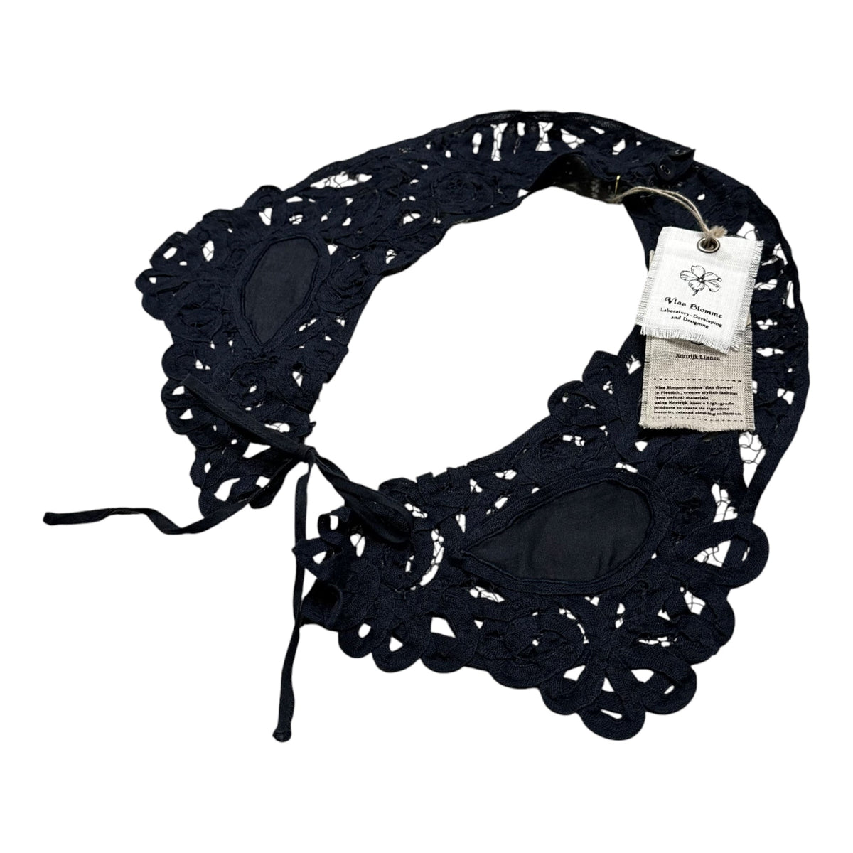 Vlas Blomme Botanical Detachable Collar