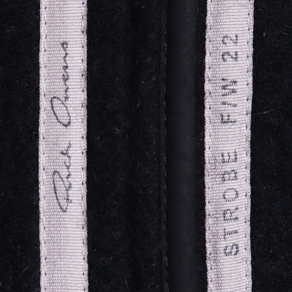 RICK OWENS Alpaca Wool Hooded Trench Coat Black Size 46