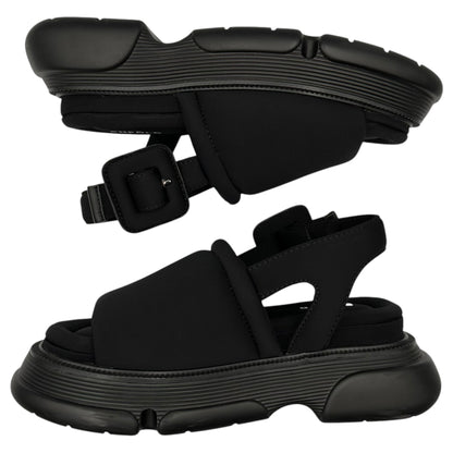 ENFOLD Float-Sole Sandals Black Size EU 38