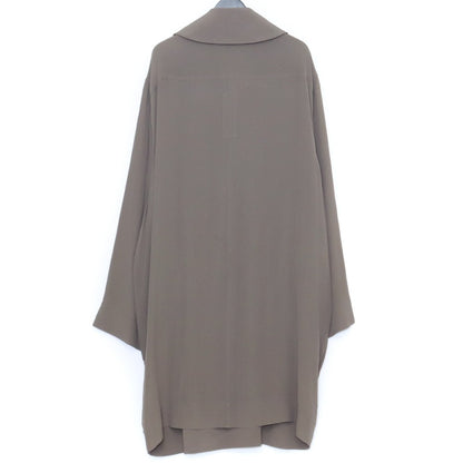RICK OWENS 20SS Double Breasted Pea Coat Charcoal Size 46