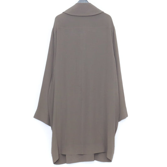 RICK OWENS 20SS Double Breasted Pea Coat Charcoal Size 46