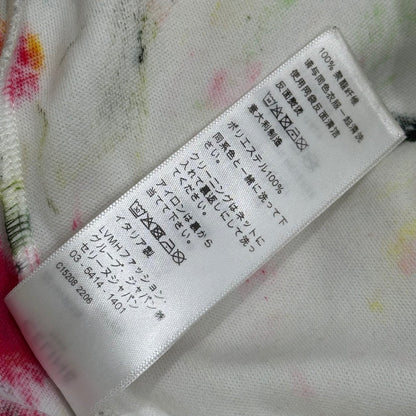 CELINE 22SS Wide-Leg Tie-Dye Paint Print Shorts Multi Size S