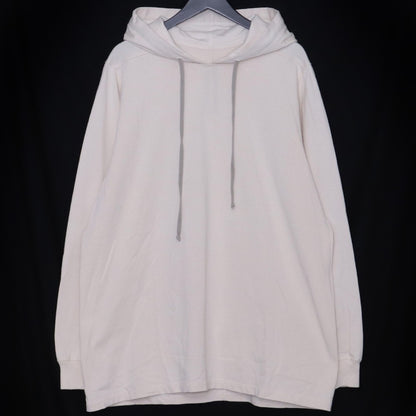 RICK OWENS 22SS Cotton Pullover Hoodie Ivory Size M