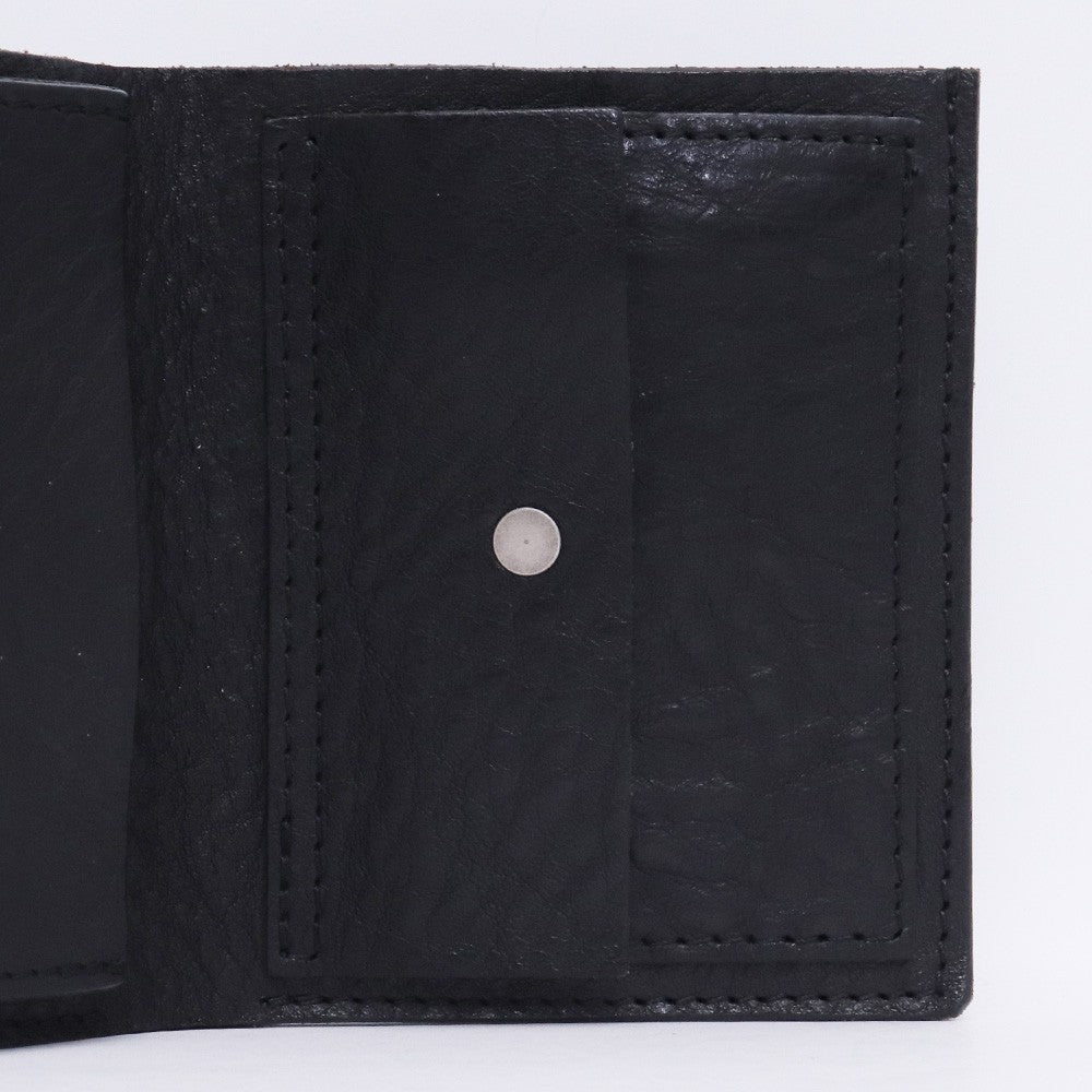 Isamu Katayama Backlash Black Italian Shoulder Wallet Size F