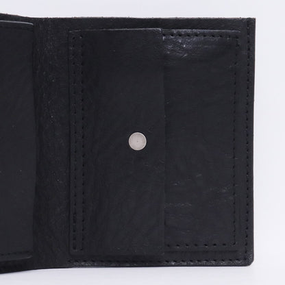 Isamu Katayama Backlash Black Italian Shoulder Wallet Size F