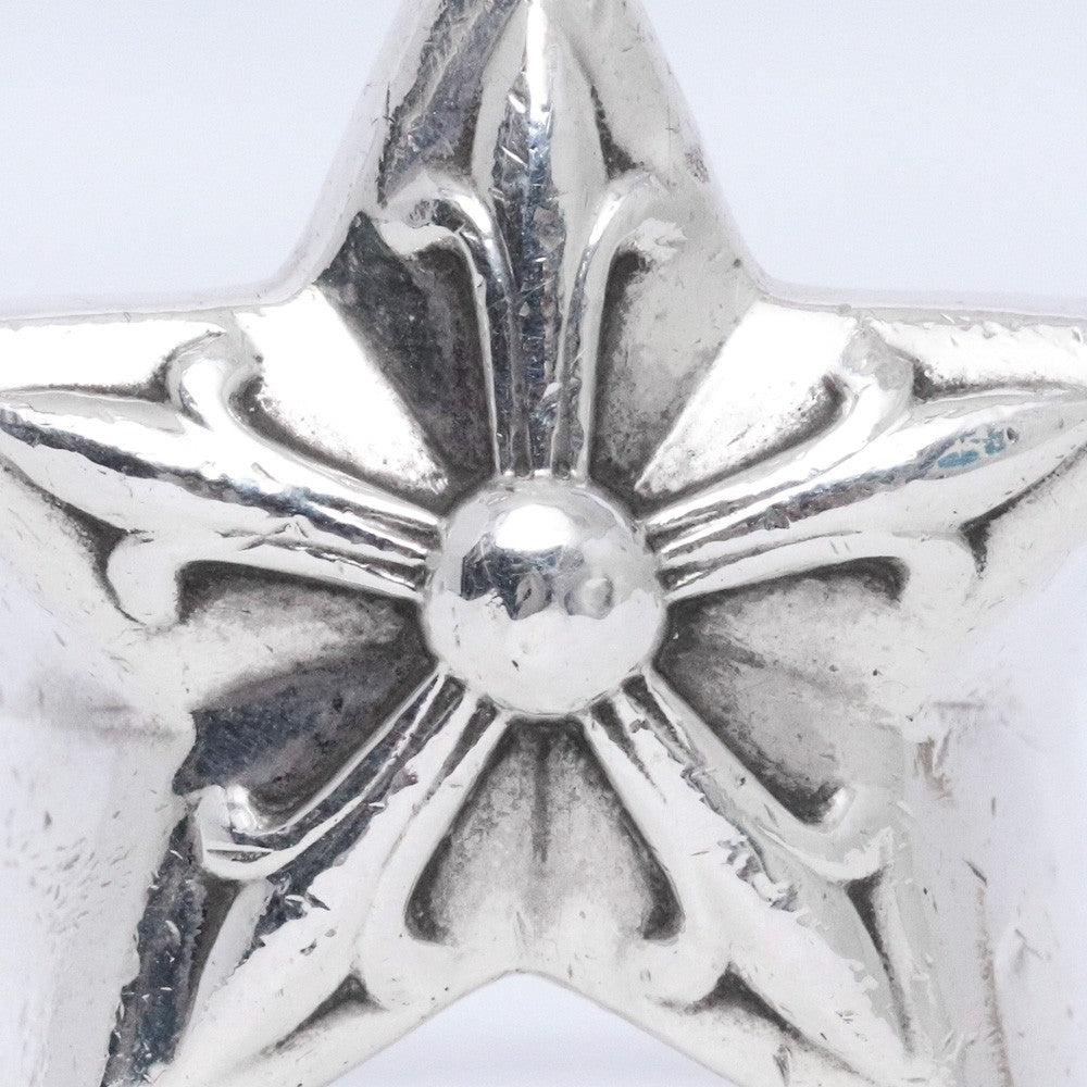 CHROME HEARTS Large Star Ring Silver Size ONE SIZE