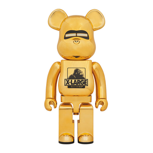 Xlarge BE@RBRICK Hajime Sorayama Gold Figure Size 1000