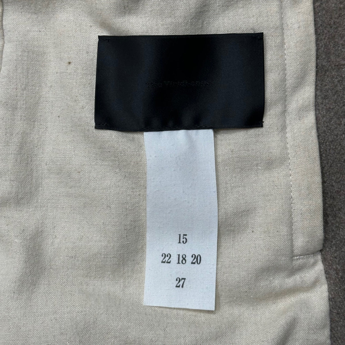 The Viridi-anne 14AW High-Neck Wool Coat Beige Size 2
