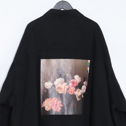RAF SIMONS 18SS New Order Oversized Denim Jacket Size L
