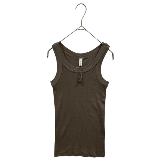 NUMBER (N)INE AW02 "NOWHERE MAN" Ribbed Top Brown Size 3