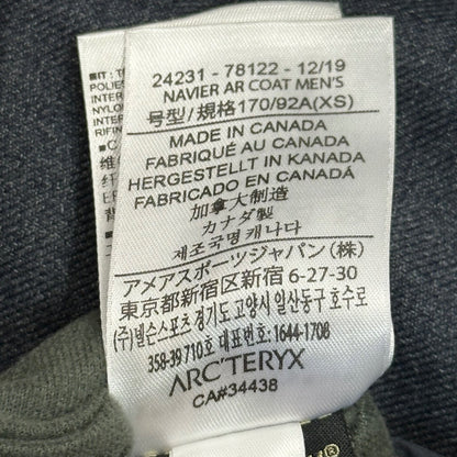 ARC'TERYX VEILANCE 3L GORE-TEX Navier AR Coat Size XS