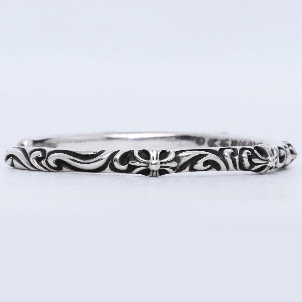 CHROME HEARTS SBT Band Bangle Silver Size M