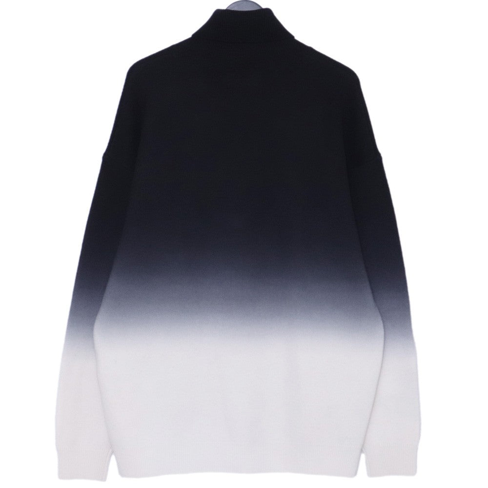 GRAPHPAPER 25AW Gradient Dyed Wool High Knit Black Size 1