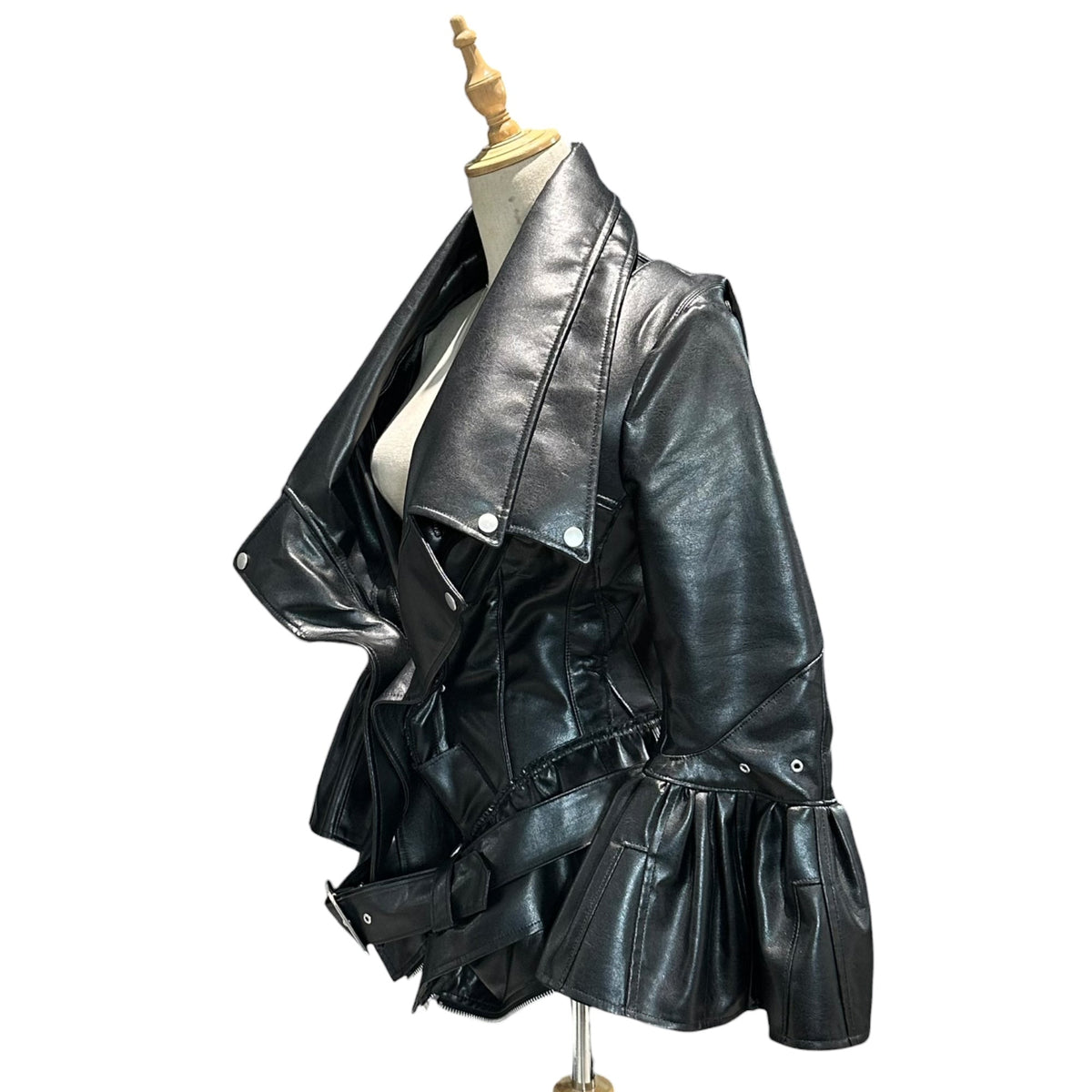 JUNYA WATANABE F/W 2022 Faux Leather Biker Jacket Size S