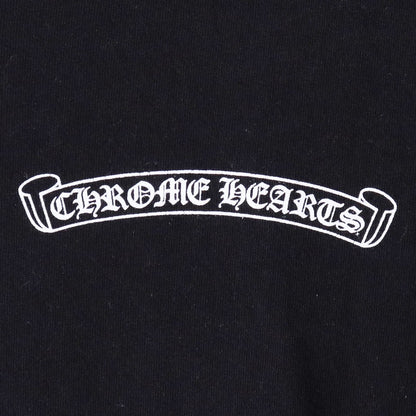 CHROME HEARTS Scroll Label USA V-Neck T-Shirt Black Size M