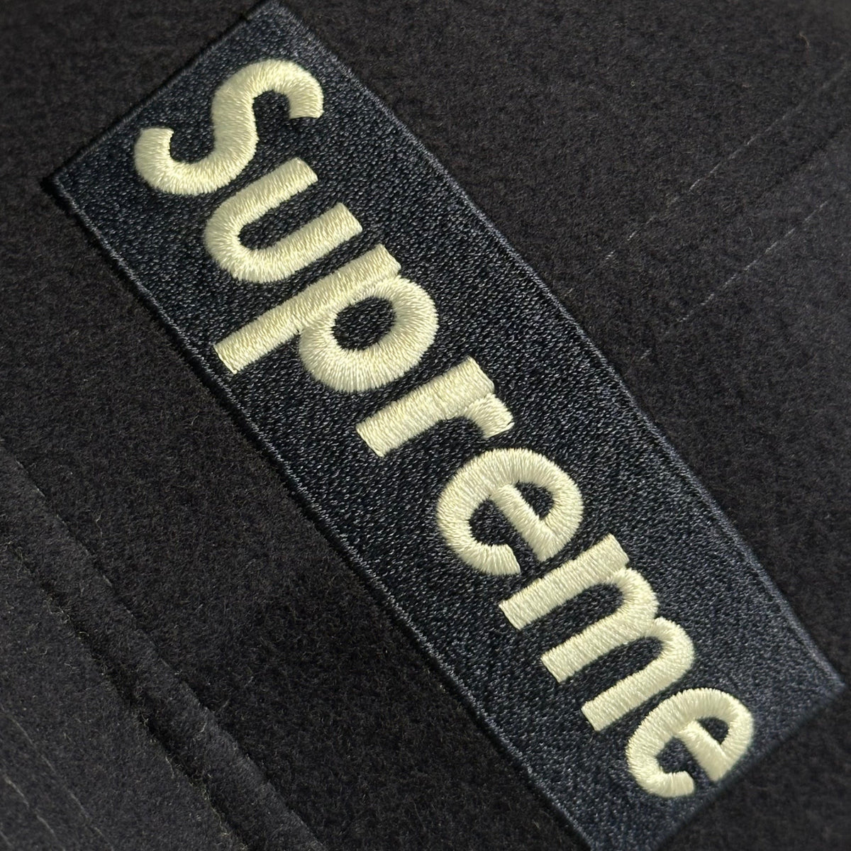 SUPREME 11AW Loro Piana Box Logo Wool Cap Size 7 3/8