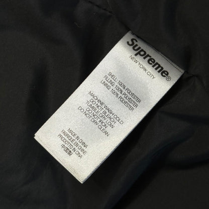SUPREME 21AW Warp Hooded Puffy Jacket Black Size M