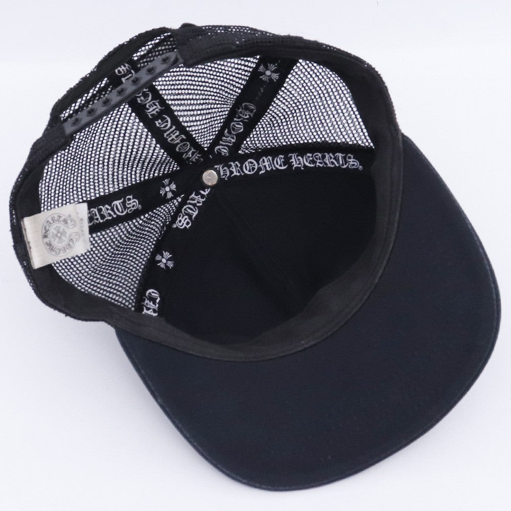 CHROME HEARTS FUCK YOU Mesh Trucker Cap Black Size F