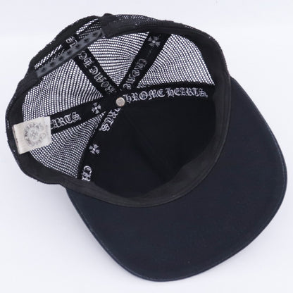 CHROME HEARTS FUCK YOU Mesh Trucker Cap Black Size F