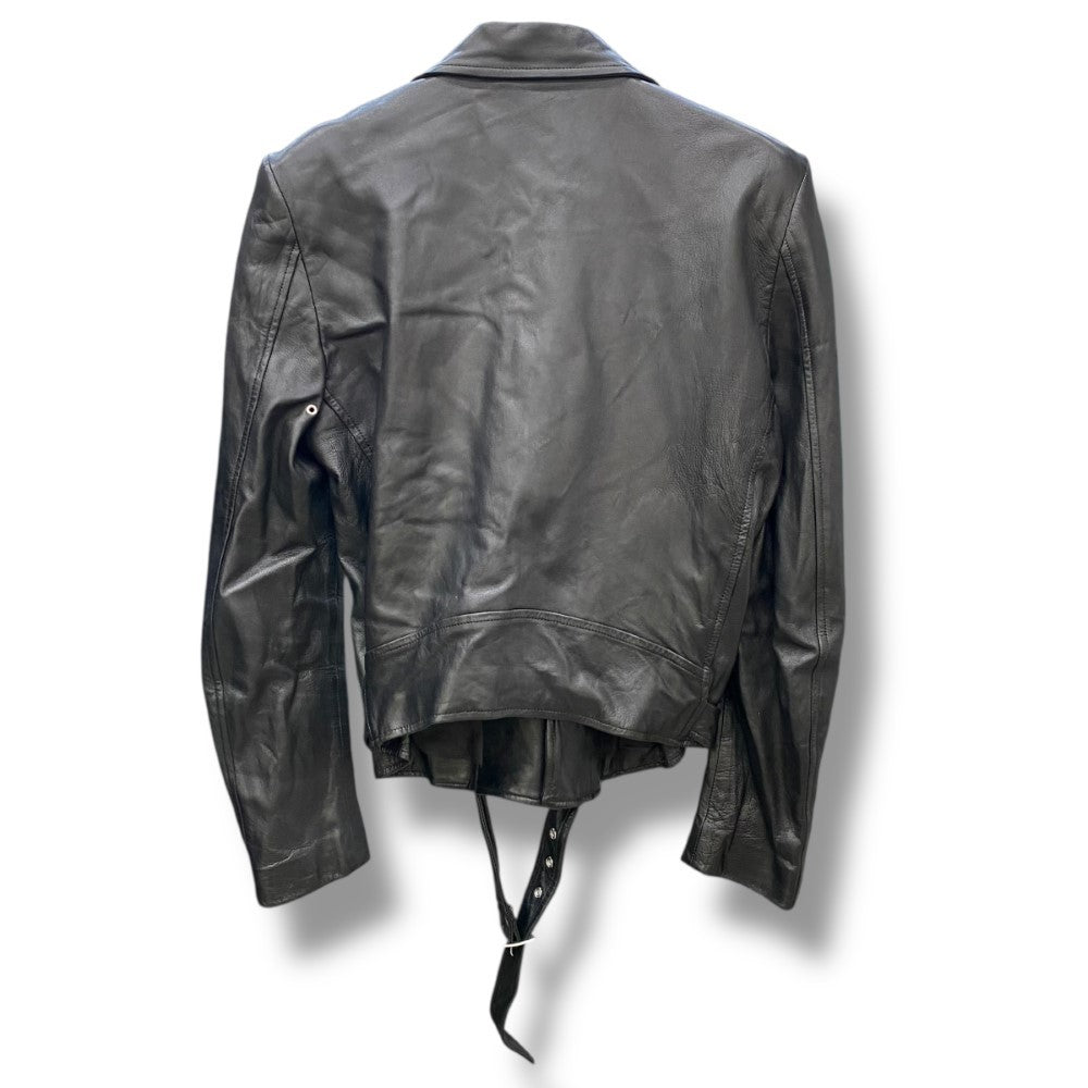 JOHN LAWRENCE SULLIVAN Sheepskin Double Jacket Black Size 38