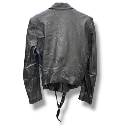 JOHN LAWRENCE SULLIVAN Sheepskin Double Jacket Black Size 38