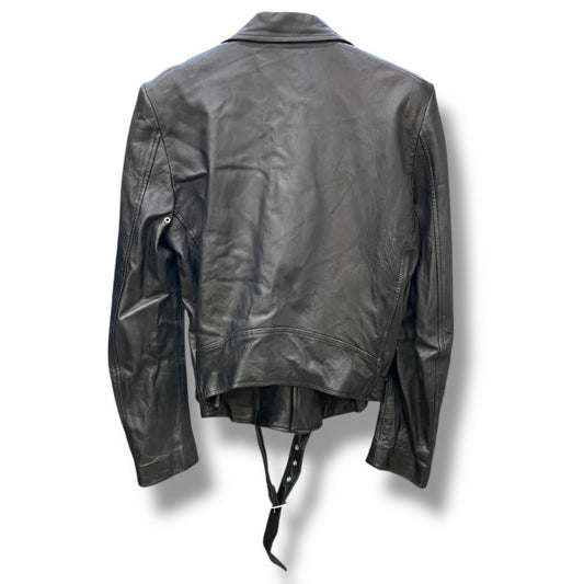 JOHN LAWRENCE SULLIVAN Sheepskin Double Jacket Black Size 38