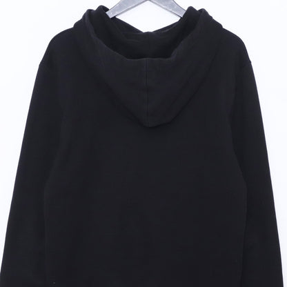 SAINT LAURENT Small Logo Hoodie Black Size XS