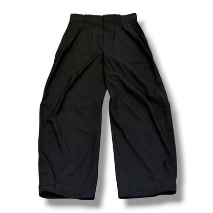 BOTTEGA VENETA Wide Leg Trousers Black Size 42