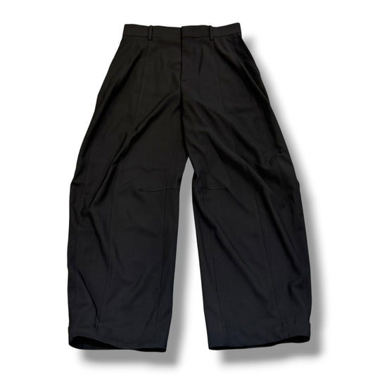 BOTTEGA VENETA Wide Leg Trousers Black Size 42