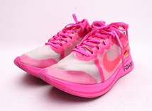 Off-White Nike THE 10 Zoom Fly SP Pink Sneakers Size 28