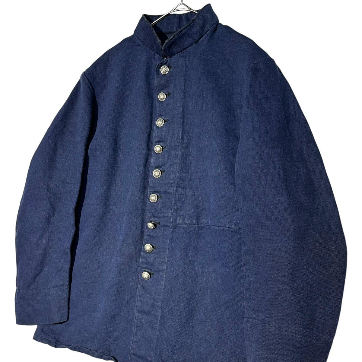 Euro antique 1920s French Linen Fireman Jacket