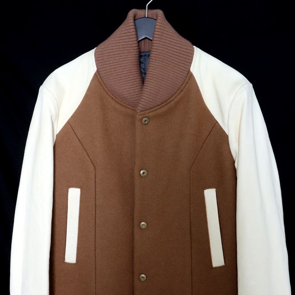 CRUCE&CO 16AW Varsity Chesterfield Coat Beige Size M