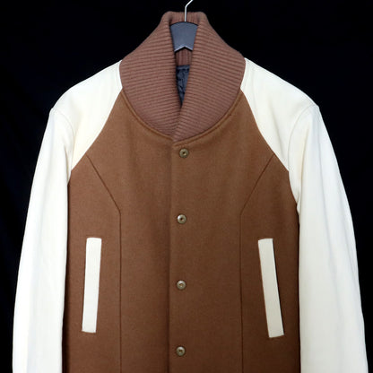 CRUCE&CO 16AW Varsity Chesterfield Coat Beige Size M