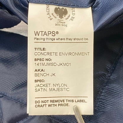 WTAPS x MAJESTIC 14SS Bench Nylon Varsity Jacket Size S