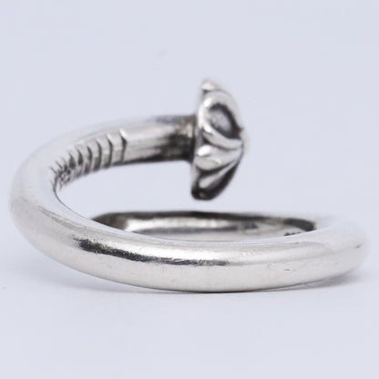 CHROME HEARTS NAIL CROSS BALL RING Silver Ring Size ONE SIZE