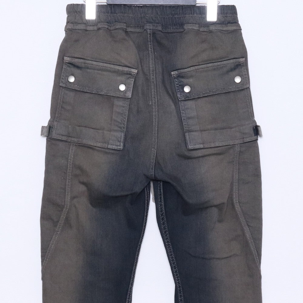 RICK OWENS 25AW Bauhaus Cargo Denim Jeans Dark Dust Size 46