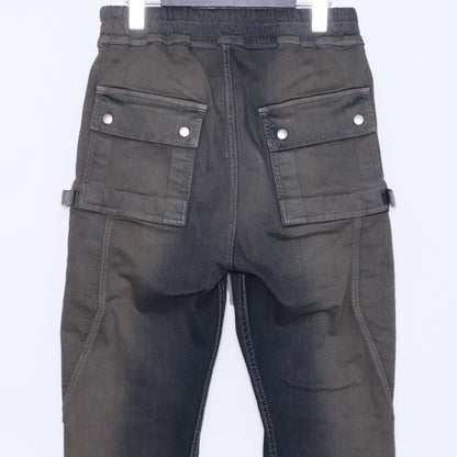 RICK OWENS 25AW Bauhaus Cargo Denim Jeans Dark Dust Size 46