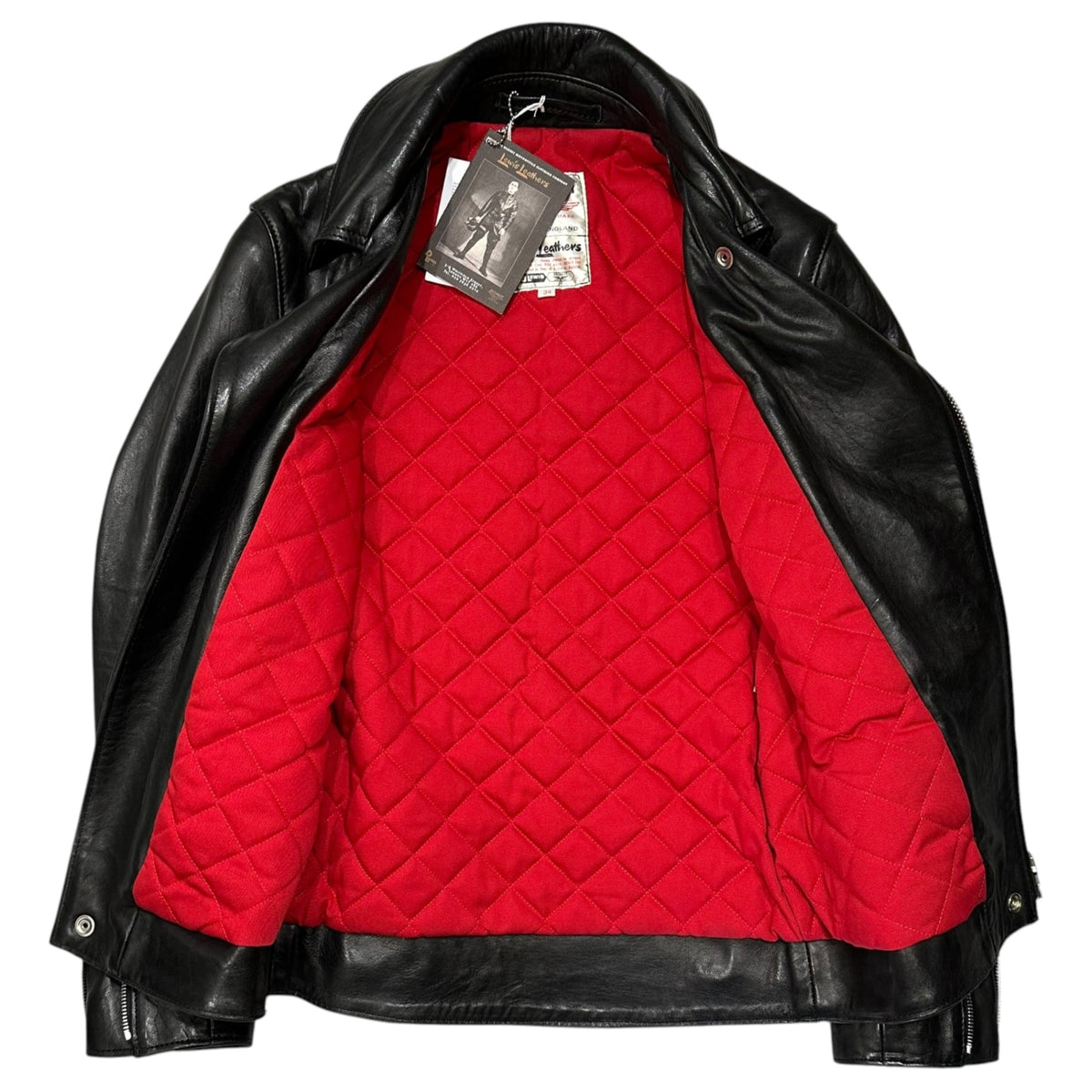 LEWIS Leathers Lightning Tight Fit Double Jacket Size 34