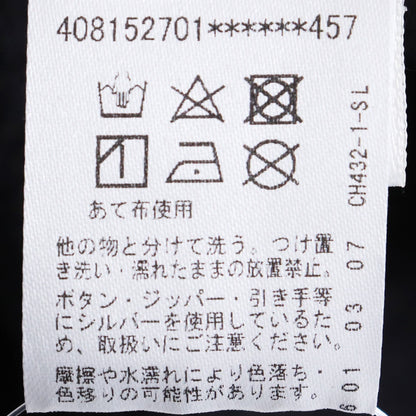 CHROME HEARTS Vertical Logo Hoodie Black Size XL