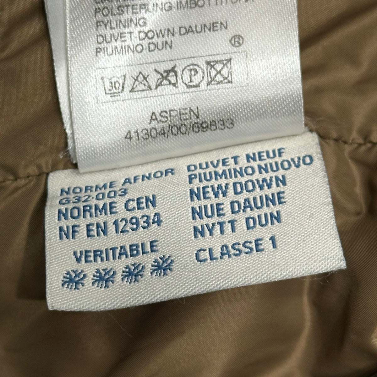 MONCLER 08AW Down Jacket Brown Size 3