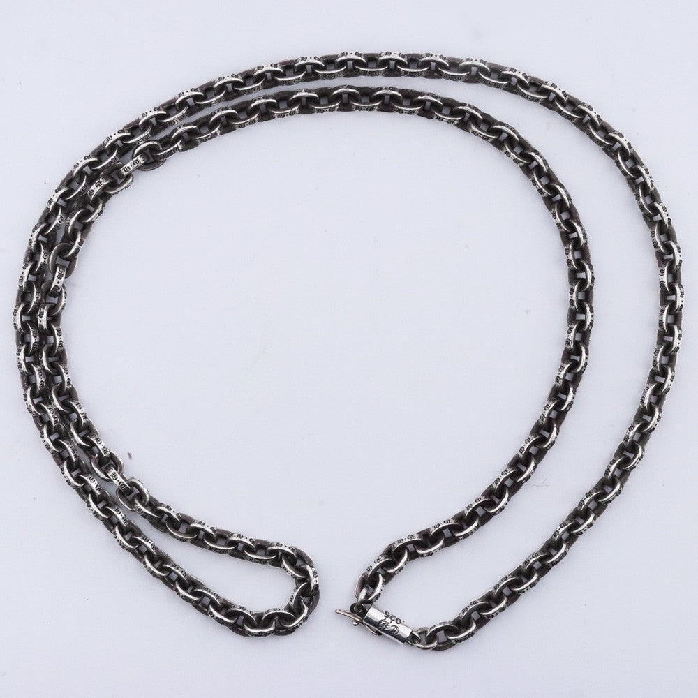 CHROME HEARTS PAPER CHAIN Necklace Silver Size ONE SIZE