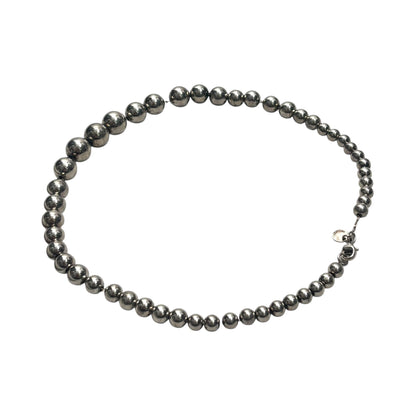 TIFFANY & CO. Silver Hardware Ball Necklace