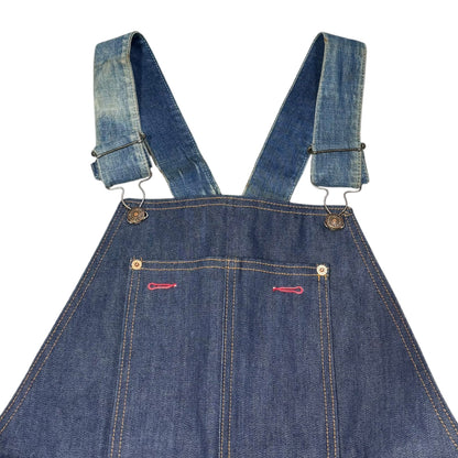 Levi's 90s Orange Tab USA Made Denim Overalls Size M 38-33