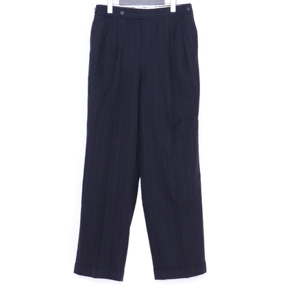 DURBAN Striped Double-Breasted Suit Navy